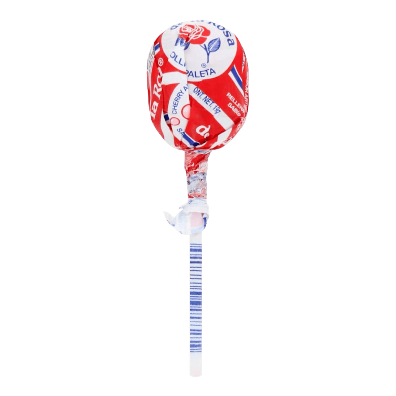 Paleta de caramelo sabor cereza De la Rosa